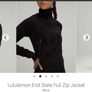 Lululemon Endstate Fullzip Jacket New with tags